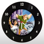 Relógio de Parede - O Corcunda de Notre Dame - em Disco de Vinil - Mr. Rock - Disney