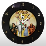 Relógio de Parede - O Mágico de Oz - em Disco de Vinil - Mr. Rock - Cinema Vintage