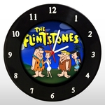 Relógio de Parede - Os Flintstones - em Disco de Vinil - Mr. Rock - Desenho Animado