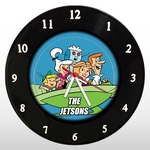 Relógio de Parede - Os Jetsons - em Disco de Vinil - Mr. Rock - Desenho Animado