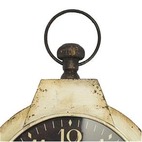 Relógio de Parede Oval Fundo Oldway 85x51x6