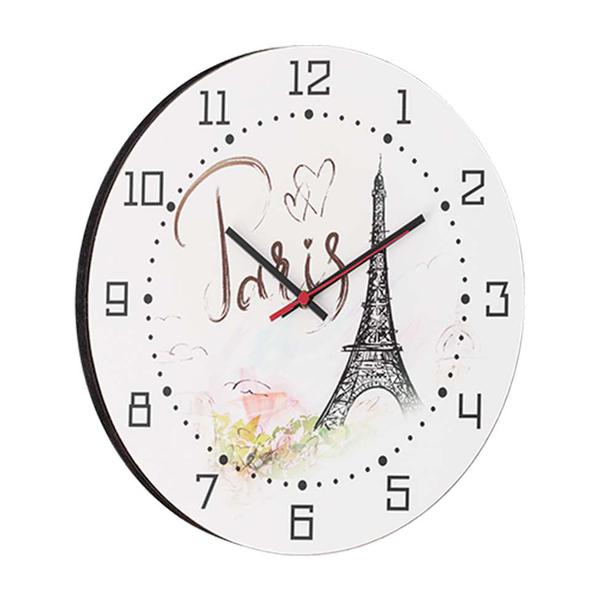 Relógio de Parede Paris Branco - Bw Quadros