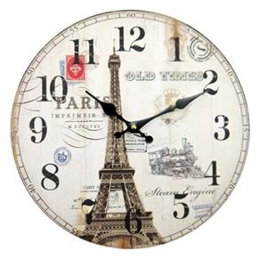 Relógio de Parede Paris em MDF 34cm - The Home