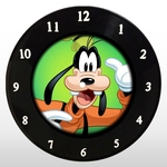 Relógio de Parede - Pateta - em Disco de Vinil - Mr. Rock - Disney