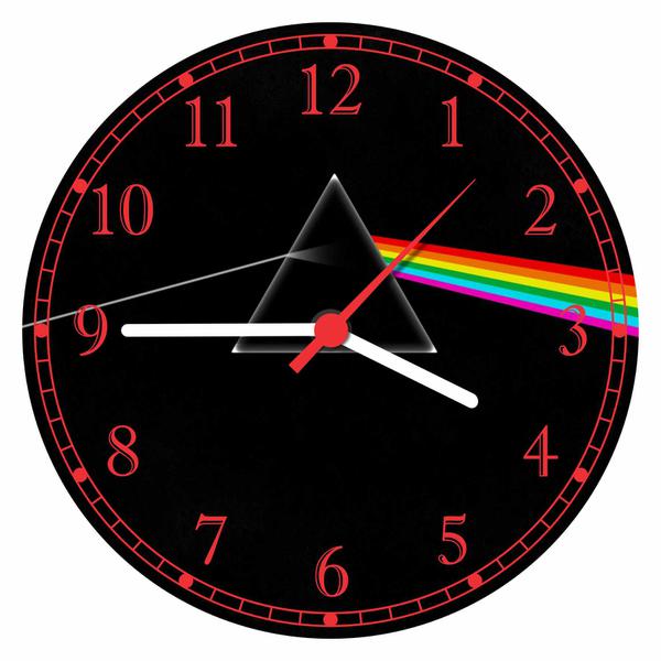 Relógio de Parede Pink Floyd Banda Decorar - Vital Quadros