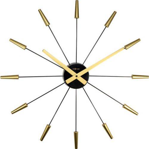 Relógio de Parede Plug Inn Gold Nextime Ø58cm