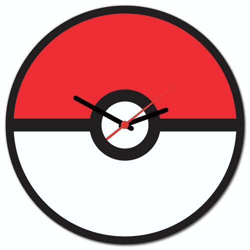 Relógio de Parede POKE BALL