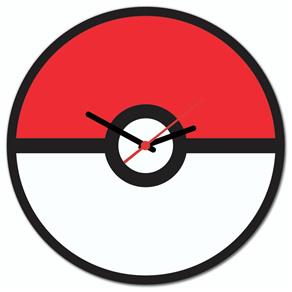 Relógio de Parede Poke Ball