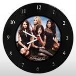 Relógio de Parede - Pretty Little Liars - em Disco de Vinil - Mr. Rock - Seriado