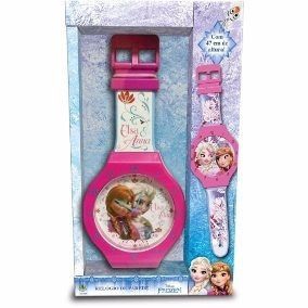 Relógio de Parede Princesa Frozen 47cm Dtc