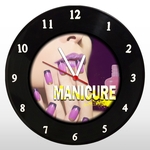 Relógio de Parede – Profissão Manicure - em Disco de Vinil - Mr. Rock