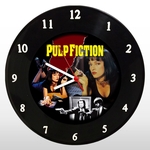 Relógio de Parede - Pulp Fiction - em Disco de Vinil - Mr. Rock - Tempos de Violência