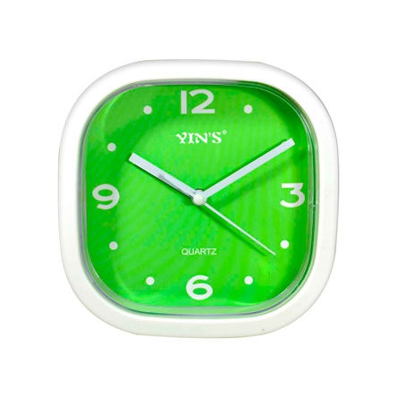 Relógio de Parede Quadrado Colors 15 Cm - Cardosoutl