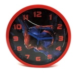 Relógio De Parede Quarto Meninos Infantil Homem Aranha Decoração Spider Man Super Heroi