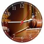 Relógio De Parede Quartz Advogado Direito Casa Escritório Arte e Decoração