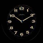 Relógio de Parede Quartz Marrom 21x21x3 6103
