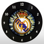 Relógio de Parede - Real Madrid - em Disco de Vinil - Mr. Rock – Espanha