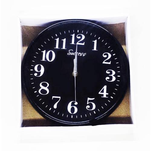 Relógio de Parede Redondo Black 24cm