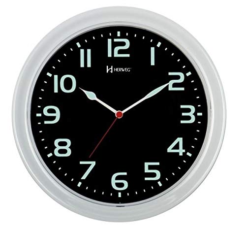 Relógio de Parede Redondo Quartzo Herweg 660016