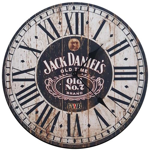 Relógio de Parede Retrô Jack Daniel's Old Time