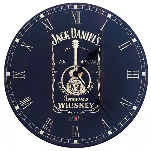 Relógio de Parede Retrô Jack Daniel's Tennessee Whiskey.
