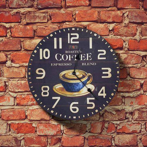 Relógio de Parede Retrô Roasted Coffee