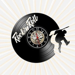 Relógio de Parede Rock n Roll Bandas Rock Musica Disco Vinil LP