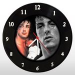 Relógio de Parede - Rocky Balboa - em Disco de Vinil - Mr. Rock - Sylvester Stallone