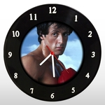 Relógio de Parede - Rocky Balboa - em Disco de Vinil - Mr. Rock - Sylvester Stallone