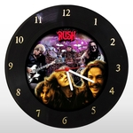 Relógio de Parede - Rush - em Disco de Vinil - Mr. Rock – Hard Rock