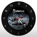 Relógio de Parede - Sabaton - em Disco de Vinil - Mr. Rock - Power Metal