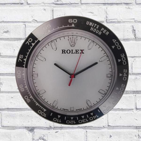 Relógio de Parede Sala Decorativo Preto Vidro Pulso 30x30x2cm - Maisaz