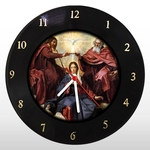 Relógio de Parede - Santíssima Trindade - em Disco de Vinil - Mr. Rock - Religioso