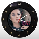 Relógio de Parede - Selena Gomes - em Disco de Vinil - Mr. Rock – Cantora Pop