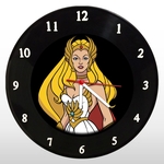 Relógio de Parede - She-Ra - em Disco de Vinil - Mr. Rock - A Princesa do Poder