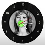 Relógio de Parede - Sophia Loren - em Disco de Vinil - Mr. Rock - Cinema Vintage