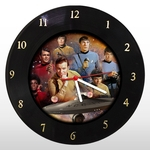 Relógio de Parede - Star Trek - em Disco de Vinil - Mr. Rock - Jornada Nas Estrelas