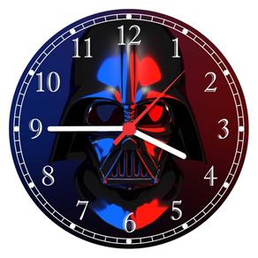 Relógio de Parede Star Wars Darth Vader Decorar Salas