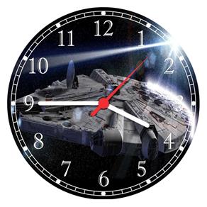 Relógio de Parede Star Wars Nave Millenium Falcon