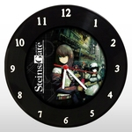 Relógio de Parede - Steins Gate - em Disco de Vinil - Mr. Rock - Anime