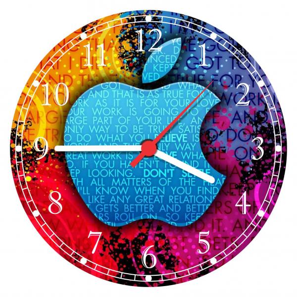 Relógio de Parede Steve Jobs Informática Decorações Salas Interiores - Vital
