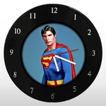 Relógio de Parede - Super Homem - em Disco de Vinil - DC Comics -Christopher Reeve - Mr. Rock