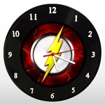 Relógio de Parede - The Flash - em Disco de Vinil - DC Comics - Mr. Rock