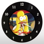 Relógio de Parede - The Simpsons - em Disco de Vinil - Home - O Grito - Mr. Rock