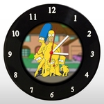Relógio de Parede - The Simpsons - em Disco de Vinil - Mr. Rock