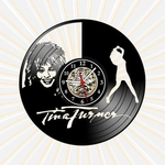 Relógio de Parede Tina Turner Vinil LP Decoração Retrô Vintage