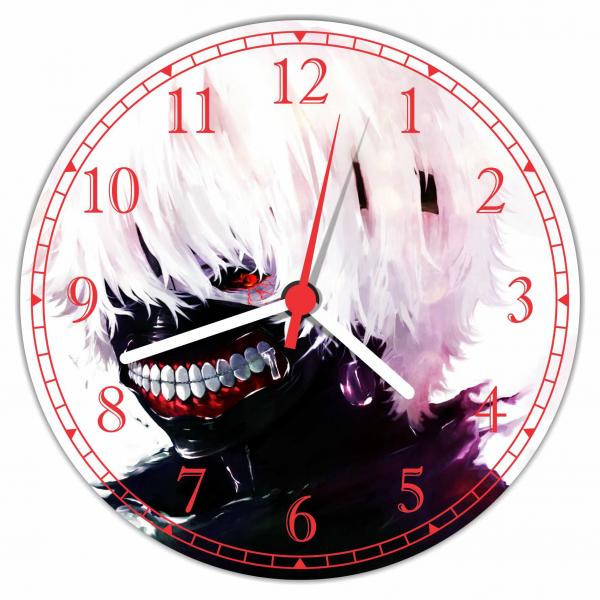 Relógio de Parede Tokyo Ghoul Anime Desenho - Vital Quadros