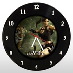 Relógio de Parede - Tomb Raider - em Disco de Vinil - Mr. Rock - Game