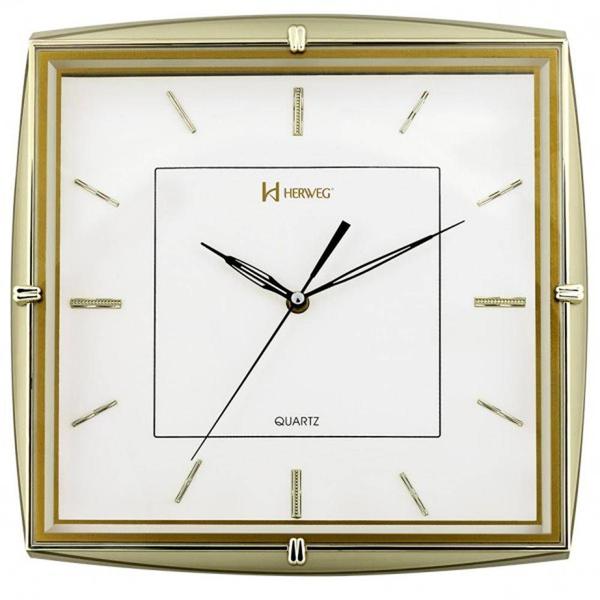 Relógio de Parede Tradicional Dourado Herweg 6251-29