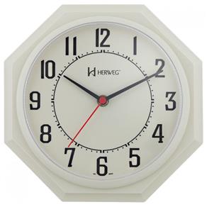 Relógio de Parede Tradicional Herweg Marfim 6117-32